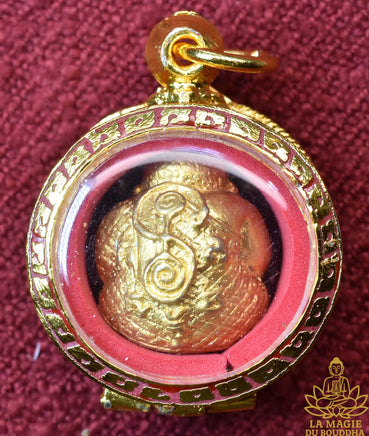 Rare amulette Look Aum Phra Sanghajai - Très Vénérable Luang Phor Poon du Wat Pailom La Magie du Bouddha.