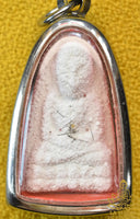 Très rare amulette Luang Phor Thuat avec cristaux reliques Phratat- Très Vénérable Luang Phor Dooh