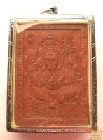 Grande amulette rouge de Phra Pikanet (Ganesh) – Wat Rat Charoen Tham