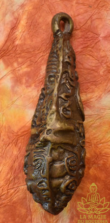 💀 Grand Phra Ngang en bronze massif objet rituel artisanal La Magie du Bouddha.