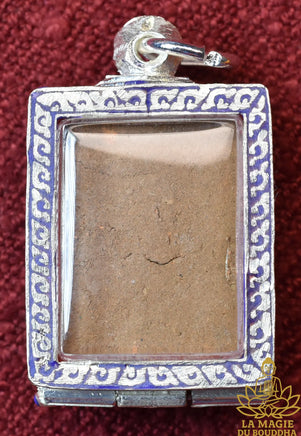 Petite amulette Salika Kru peinte à la main et consacrée par le Vénérable Phra Kruba Krissana La Magie du Bouddha.