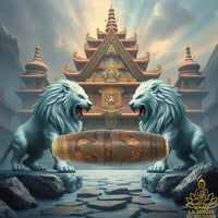 Perle Dzi tibétaine ancienne peau de tigre - Pour protection, courage et force La Magie du Bouddha.