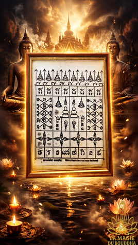 👁️‍🗨️ Pa Yant sacré de Luang Phor Sawai du Wat Khok Ngam La Magie du Bouddha.