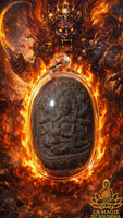 Amulette Tibétaine Tsa Tsa de Mahakala. La Magie du Bouddha.