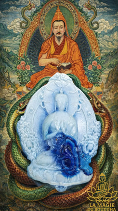 Amulette Tibétaine Tsa Tsa de Nagarjuna. La Magie du Bouddha.