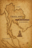 Amulette Phra Puttha Santisuk (Luang Phor Khao Analayo, Wat Barn Khao Bor, 2006) La Magie du Bouddha.