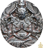 Grand Pendentif Tibétain Tokchag de Namgyalma en Pierre Noire Magnétique La Magie du Bouddha.