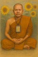 🪷 Phra Somdej bénie par Luang Phor Sap – Wat Noen Krachai (Sukhothai, 1997)
