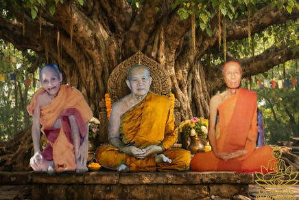 📿 Amulette Lersi en méditation - Wat Liap Rat Bamrung (1976) La Magie du Bouddha.