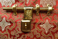 🛡️ Verrou de porte en laiton avec Ganesh – Artisanat traditionnel du Népal La Magie du Bouddha.