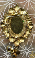 Broche vintage Bouddha du temple Mahabodhi (années 80/90)
