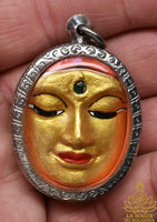 Amulette Visage du Bouddha consacrée par Phra Ajarn Song