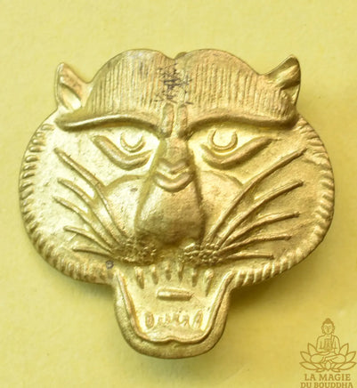 Broche Tête de Tigre - Très Vénérable Phra Ajarn Samhan du Wat Bang Phra La Magie du Bouddha.