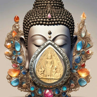 Amulette Phra Pang Pah Leelai – Wat Champa Lo (Angthong) – 2e édition 2010 La Magie du Bouddha.