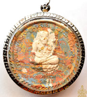 Amulette Luang Phor Thuat – Airavata multicolore (Phra phong nuea wan 108) – Wat Chang Yai (Ayutthaya, 2008) La Magie du Bouddha.