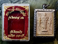 Amulette Phra Buakhem et Phra Siwali avec deux gecko – Vénérable LP PIchet du Wat Khokmor Lopburi (Roon Trimas 52 – 2009)