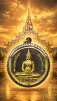Grande amulette noire du Bouddha Luang Phor Sothorn (Roon Thong Prathan) - Wat Luang Phor Sothorn La Magie du Bouddha.