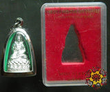 Amulette de Guan Yin en alliage d'argent - Wat Nok.