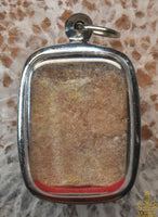 Amulette ancienne Phra Somdej Saiyid – Luang Por Khan Inthapanyo (Wat Nok Krachap, Ayutthaya)
