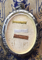 Large Salika-Kru amulet – Kruba Krissana (Wat Pah Mahawan, Nakhon Ratchasima)