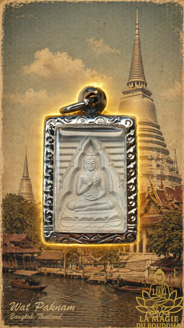Amulette Phra Somdej Wat Paknam septième édition Run Banchu Nai Chedi (1992) La Magie du Bouddha.