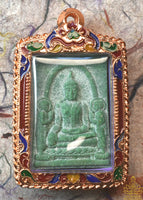 Amulette verte Phra Puttha Trai Rattana Nayok – 685 ans du Wat Phanan Choeng (Ayutthaya) La Magie du Bouddha.