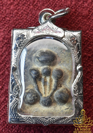Rare amulette ancienne Phra Pidta Kraduk Phi Phra Ajarn Noo Wat Po Ta Tian (1942) La Magie du Bouddha.