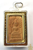 🪷 Phra Somdej / Phra Siwali en bois sculpté – Luang Pu Mahasila (Wat Phosi Saab, Kalasin)