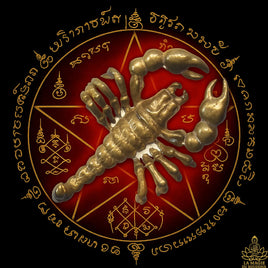 🦂 Amulette protectrice Scorpion bénie au Wat Phratat Doi Wao
