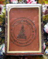 Grande amulette rouge de Phra Pikanet (Ganesh) – Wat Rat Charoen Tham