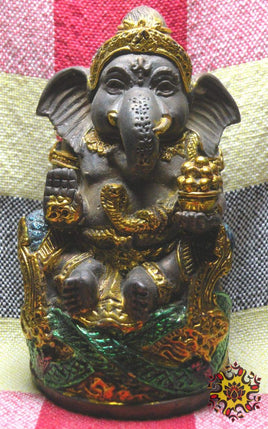 Statuette alchimique de Phra Pikanet (Ganesh) - Très Vénérable LP Dooh. La Magie du Bouddha.