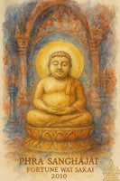 🪷 Phra Sanghajai de Fortune – Wat Sakai (Ayutthaya, vers 2010)