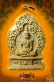 Précieuse amulette Somdej Ong Pathom Boroma Jakkapat - Wat Saket. La Magie du Bouddha.