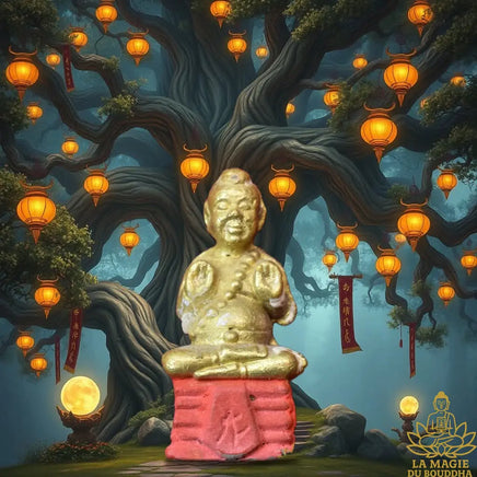 Rare amulette Khuman Thong du Très Vénérable Phra Ajarn Yem (série limitée 2010) La Magie du Bouddha.