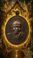 Médaille portrait Roop Lor - Très Vénérable Luang Phor Koon Parisutho (1999) La Magie du Bouddha.