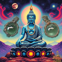 Rare bille sacrée Look Geow consacrée par le très vénérable Luang Phor Lersi Lingdam du Wat Thasung La Magie du Bouddha.