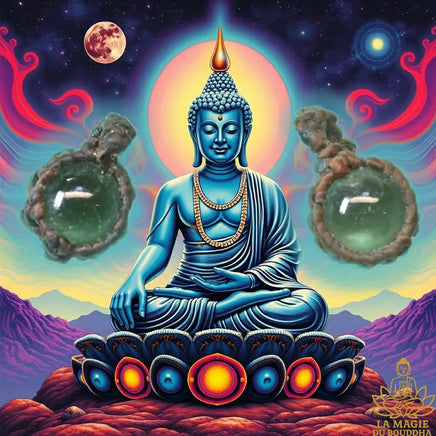 Rare bille sacrée Look Geow consacrée par le très vénérable Luang Phor Lersi Lingdam du Wat Thasung La Magie du Bouddha.