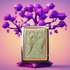 Amulette Salika-Kru – Vénérable Ajarn Séna & Très Vénérable Kruba Krissana
