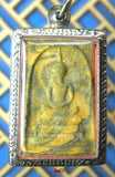 Rares amulettes anciennes Phra Somdej Lai Seuar Luang - Très Vénérable LP Mum.