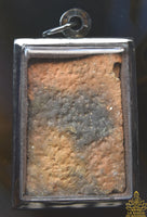 Amulette Phra Somdej ancienne en terre cuite rouge – Région d’Ayutthaya