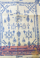 Mouchoir Magique Pa Yant – Très Vénérable Luang Phor Phina (Wat Thammapanya, années 1960)