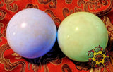 Boules de pierre sacrée Chinoise fluorescente Ye Ming Zhu - Vertes ou bleues.