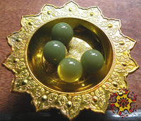 Perles en pierre sacrée Chinoise fluorescente Ye Ming Zhu.