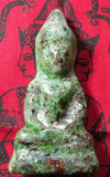 Statuette du Bouddha en verre alchimique