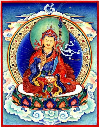 Grande amulette de Gourou Rinpoché Tsa Tsa en pâte de plantes magiedubouddha