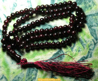 Mala en verre rouge sombre "couleur rubis"
