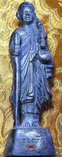 Statuette Thaï de Phra Siwali ancienne. La Magie du Bouddha.