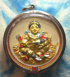Amulette Mae Guan Yin Theprajao / Chae Singha Heng Maha Heng - Wat Hua Lampong