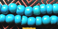 Mala made of dyed yak bone: coral or turquoise colors 