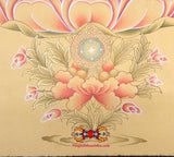 Grande Thangka du Bouddha Sakyamouni